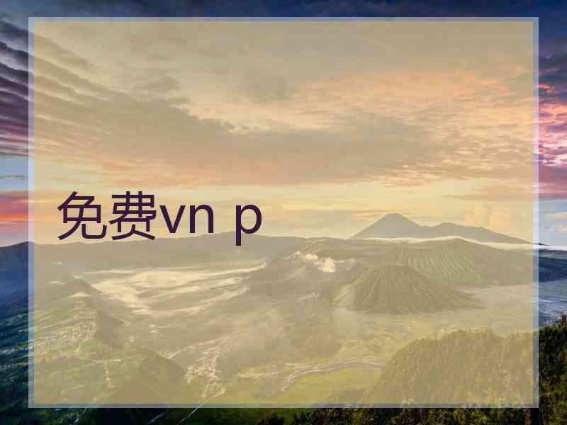 免费vn p