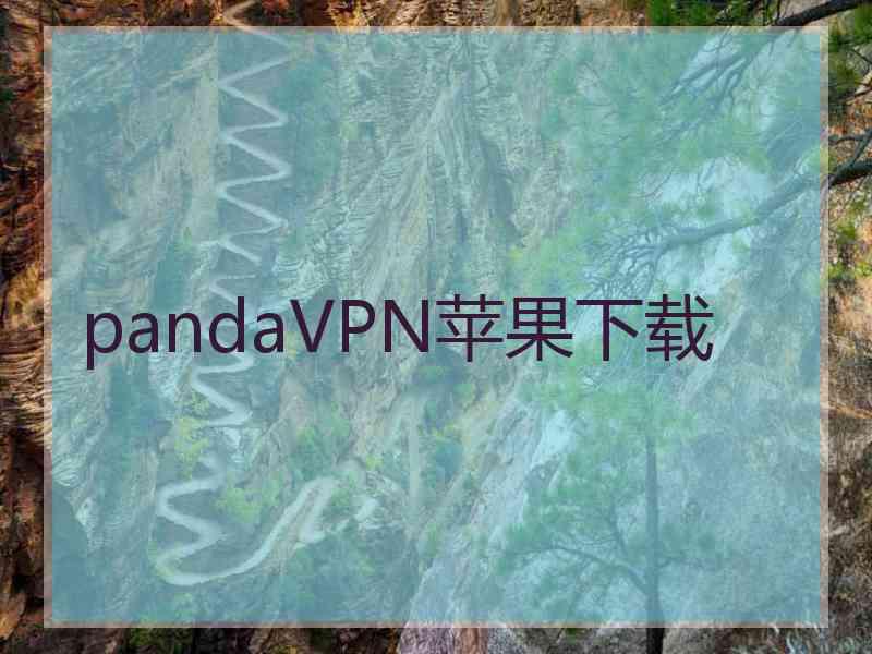 pandaVPN苹果下载