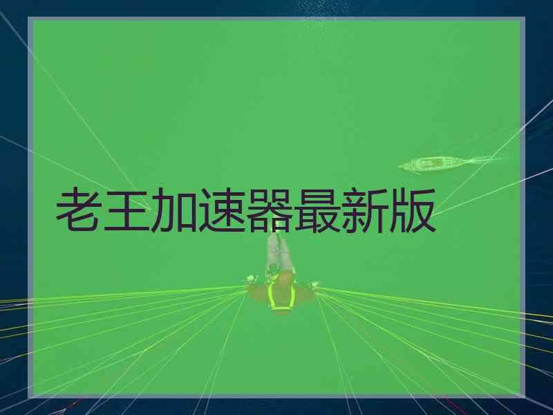 老王加速器最新版